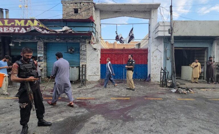 Suicide attack kills 13 during protest in northern Pakistan: Police