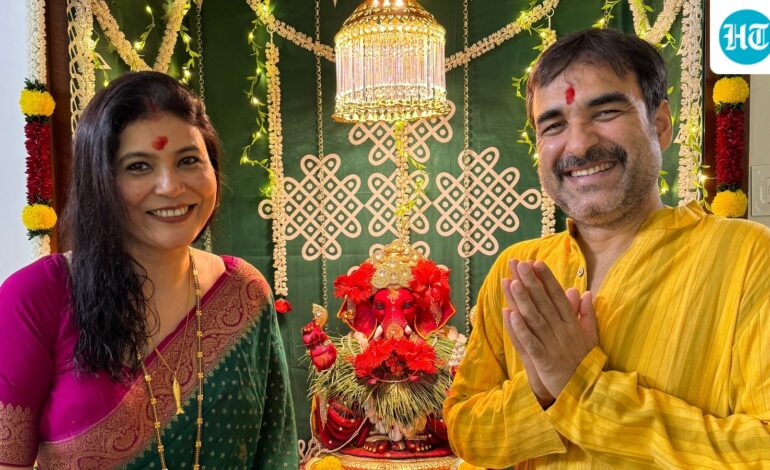 Pankaj Tripathi playfully schools wife Mridula for being glued to her phone during interview: ‘Whom are you texting?’