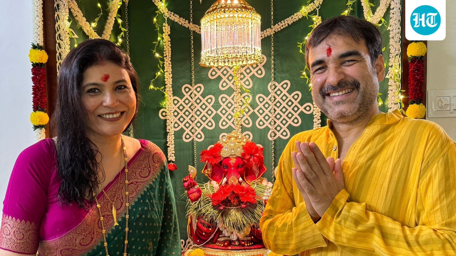 Pankaj Tripathi playfully schools wife Mridula for being glued to her phone during interview: ‘Whom are you texting?’