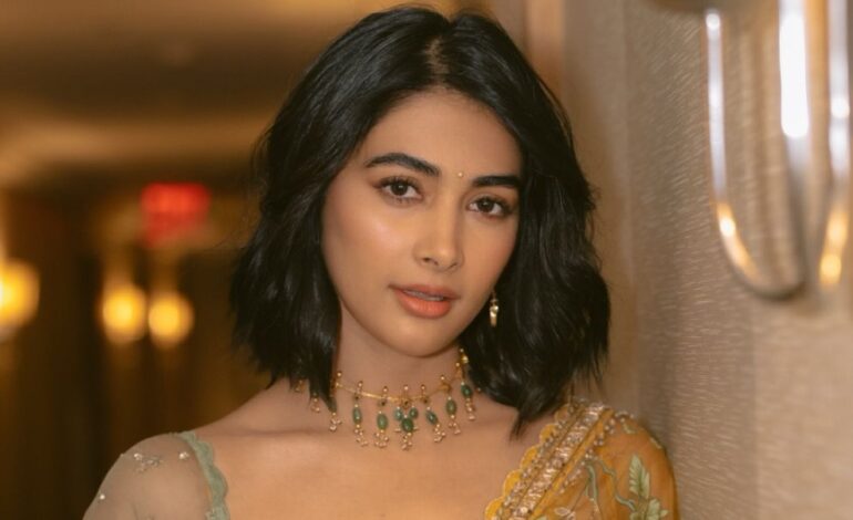 Pooja Hegde’s Anita Dongre sari is inspired by centuries-old craft of Pichhwai paintings