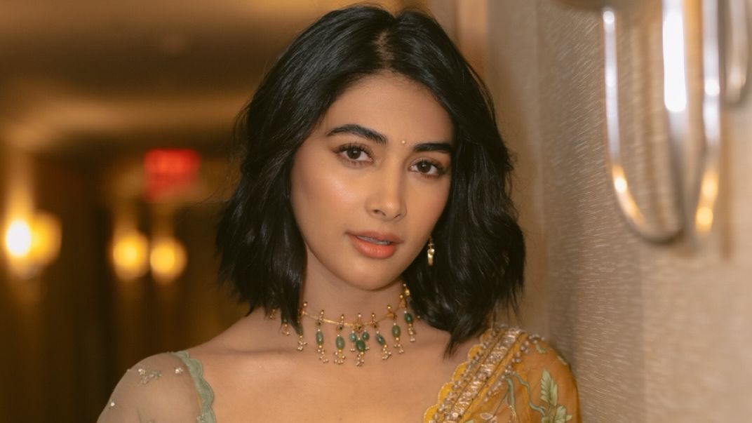 Pooja Hegde’s Anita Dongre sari is inspired by centuries-old craft of Pichhwai paintings