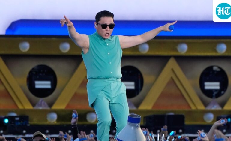 Fireworks at Psy’s concert halt nearby baseball game for 19 minutes