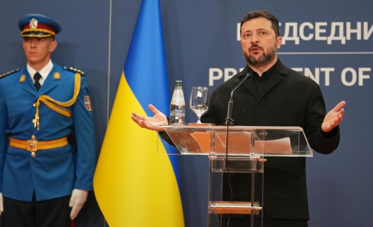 Zelenskyy visits Russian ally Serbia as Moscow pounds Kyiv