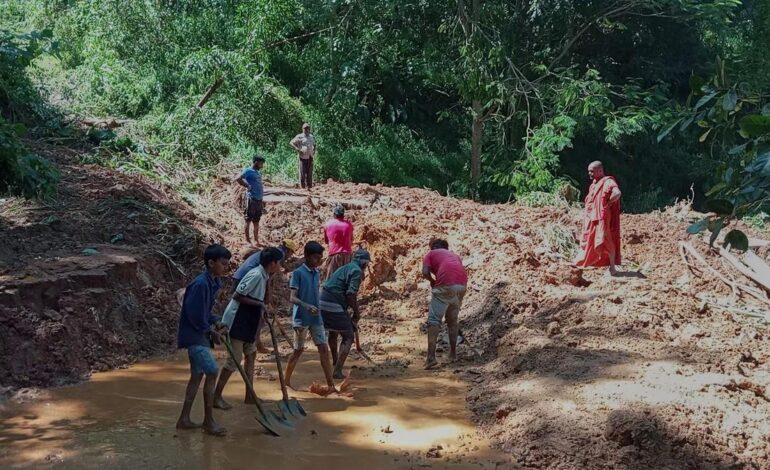 Six killed in Sri Lanka as heavy rain triggers landslides, floods