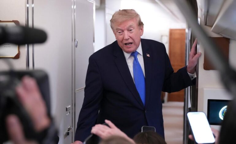 West Asia LIVE: Trump says Iran talks to take place today, sets no deadline for deal