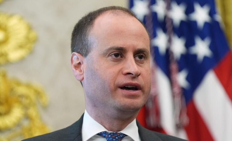 Trump announces staff secretary Will Scharf will be his new White House counsel