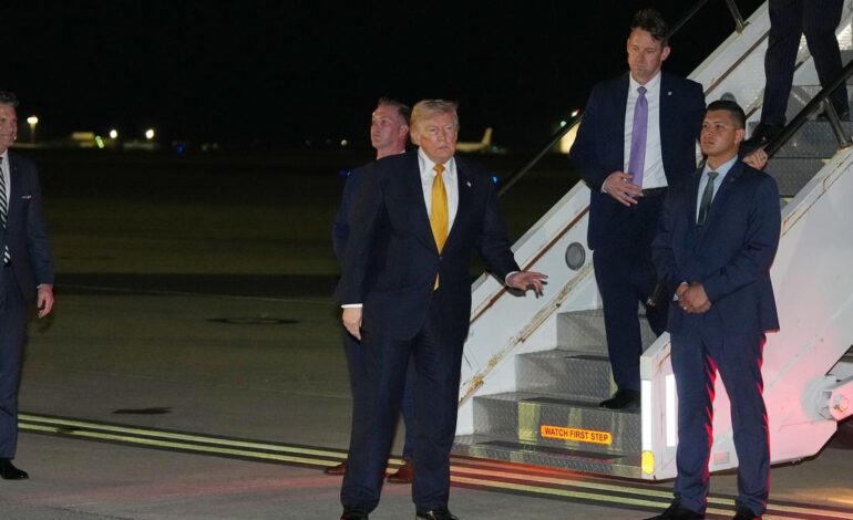 Trump secretly flew out of Turkiye after NATO summit because of Iran threat: report