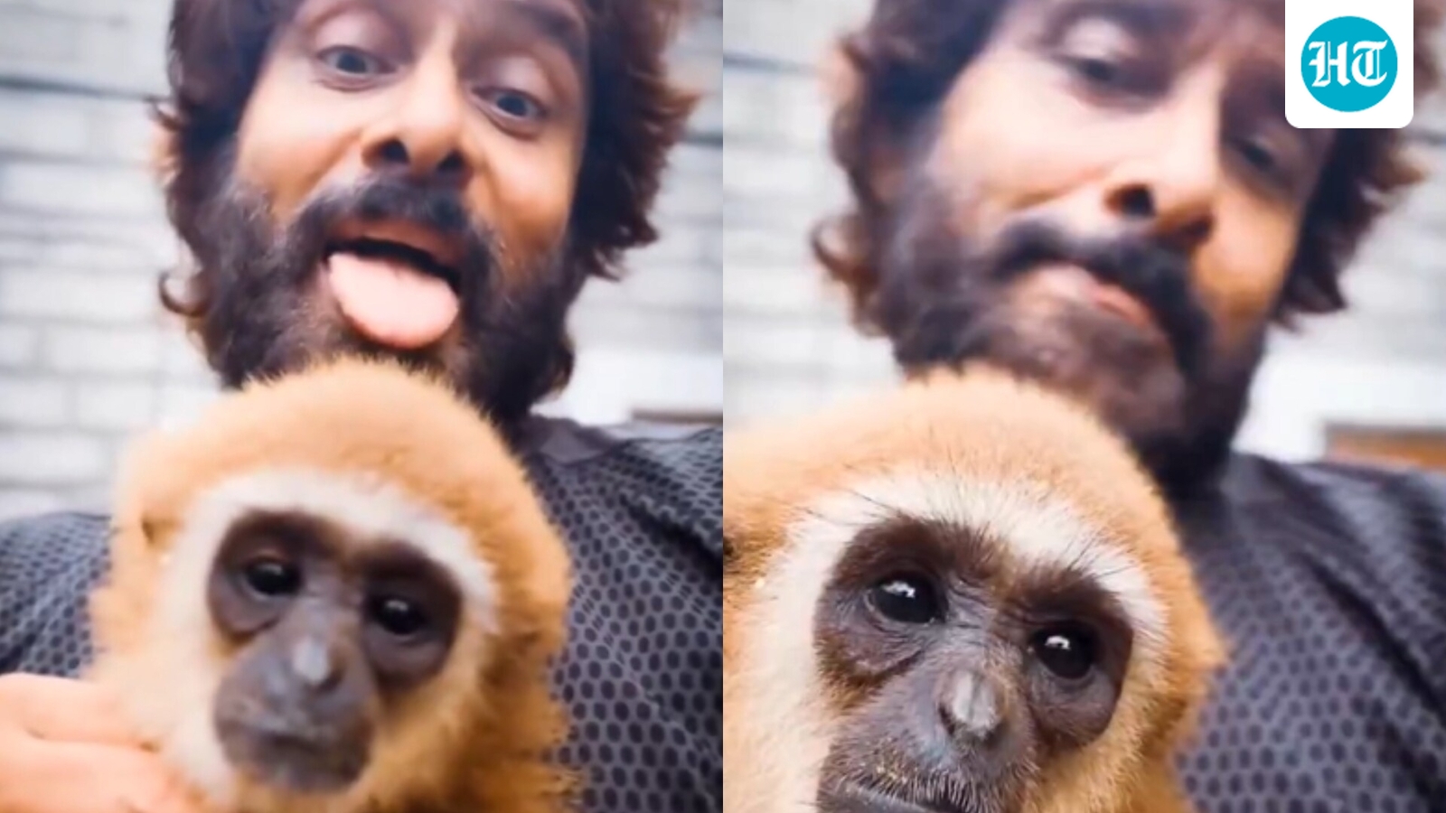 Chiyaan Vikram’s Lar Gibbon video sparks wildlife probe; actor deletes post amid questions over exotic pet