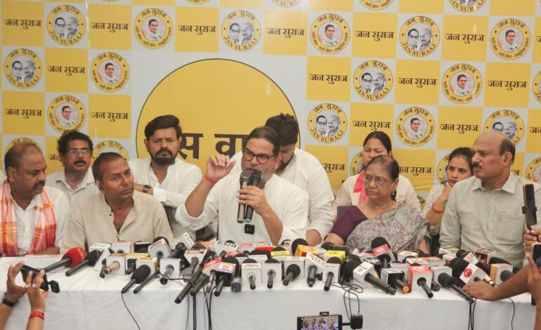 Prashant Kishor demands action against Patna SSP for allegedly arresting local JSP leaders