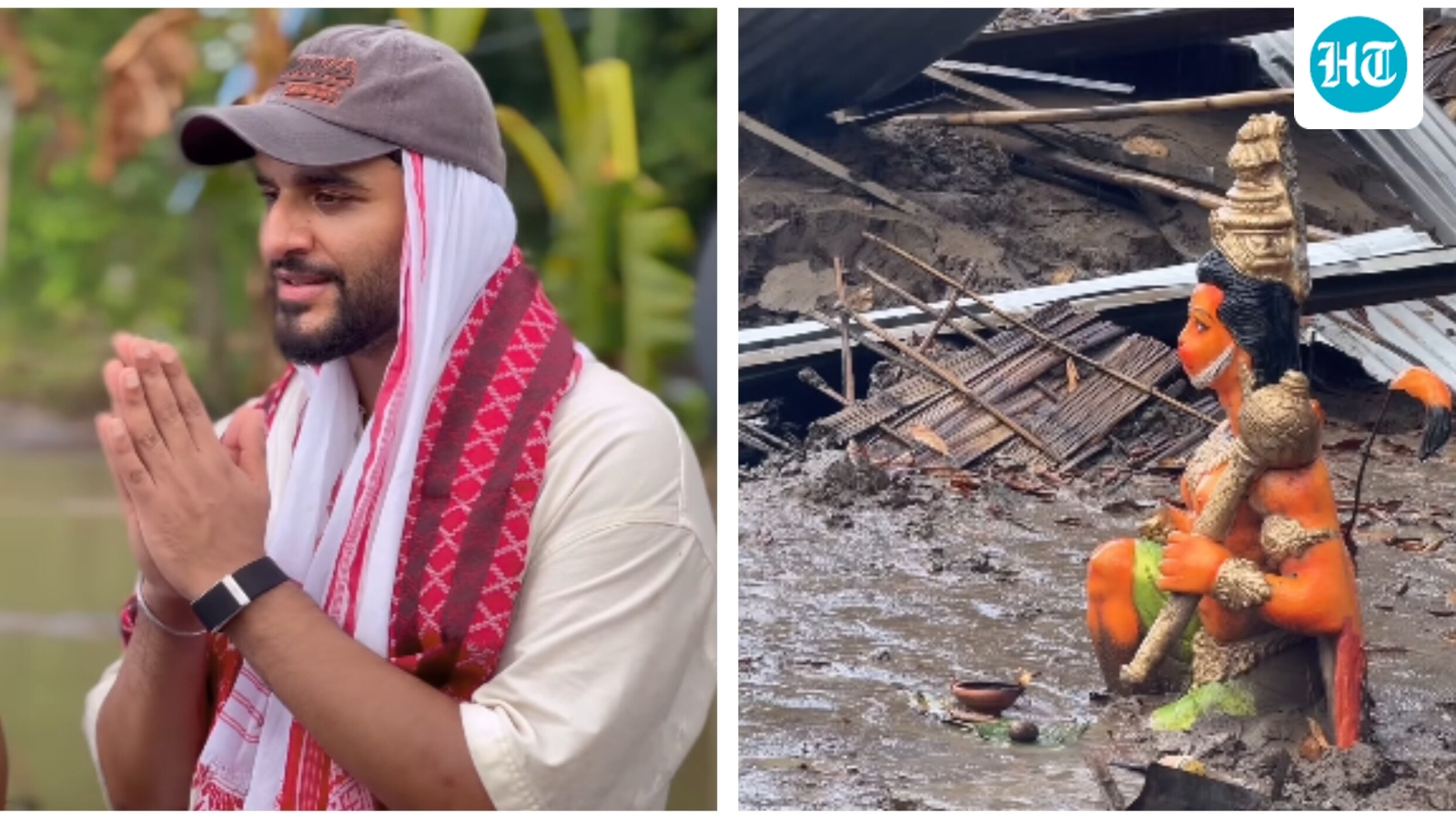 Abhishek Malhan pledges to rebuild Hanuman temple damaged in Assam floods, raises ₹20 lakh. Watch