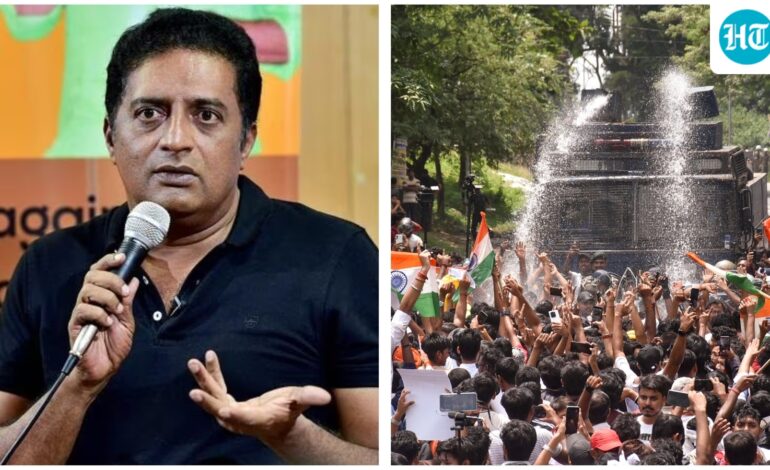 Prakash Raj condemns use of tear gas in Jharkhand student protest crackdown: ‘This brutality will not work anymore