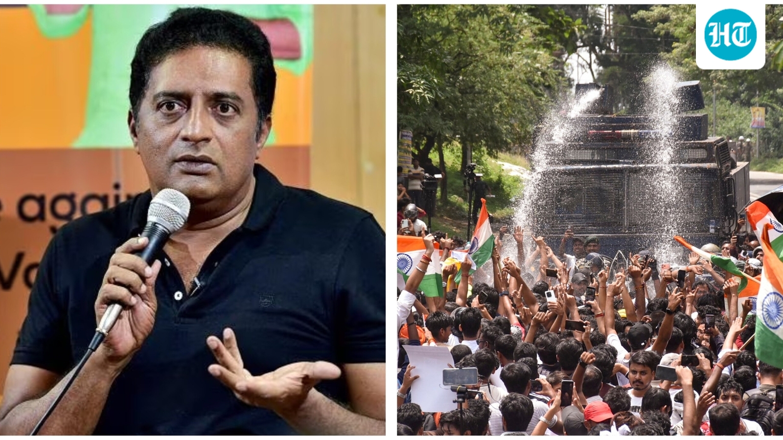 Prakash Raj condemns use of tear gas in Jharkhand student protest crackdown: ‘This brutality will not work anymore