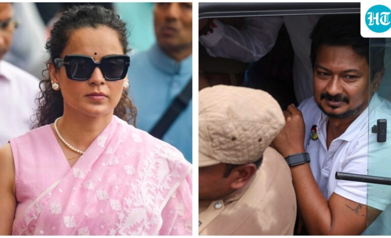 Kangana Ranaut says Udhayanidhi Stalin’s detention for his remarks sets a ‘good precedent’: Vulgar jokes not acceptable