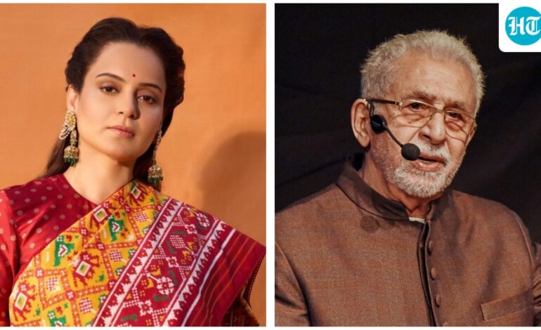 Kangana Ranaut calls Naseeruddin Shah a ‘lomdi’ for his comment on student protests: ‘Khaate toh iss desh ka hain’