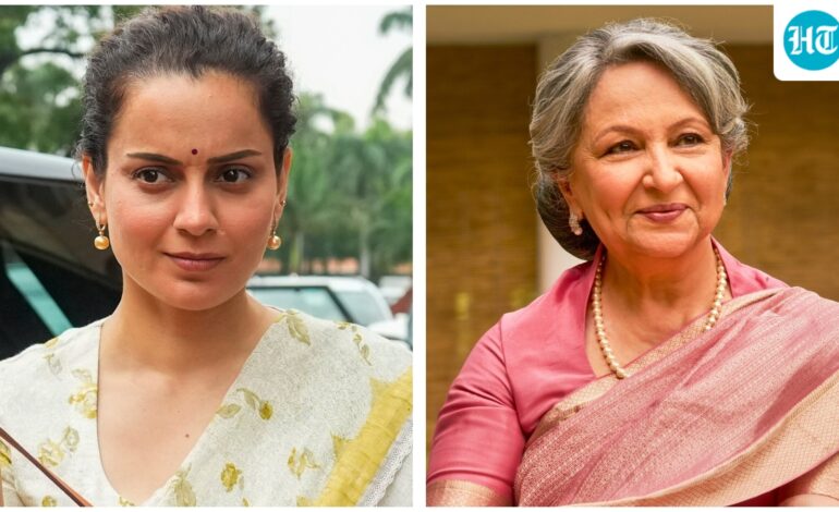 Kangana Ranaut shocked at Sharmila Tagore’s ‘contrived’ remarks on Vande Mataram: Come out of Hindu Muslim mindset