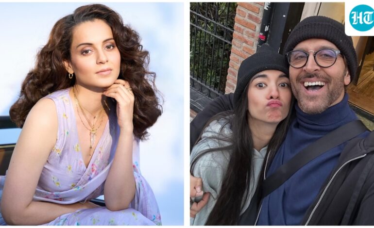 Kangana Ranaut namedrops Saba Azad in snide remark to Hrithik Roshan: ‘You are committed, don’t tease a woman’