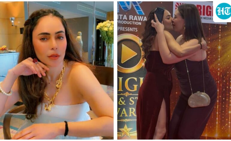 Nikita Rawal breaks silence after female fan kisses her on red carpet: ‘I haven’t done anything wrong’