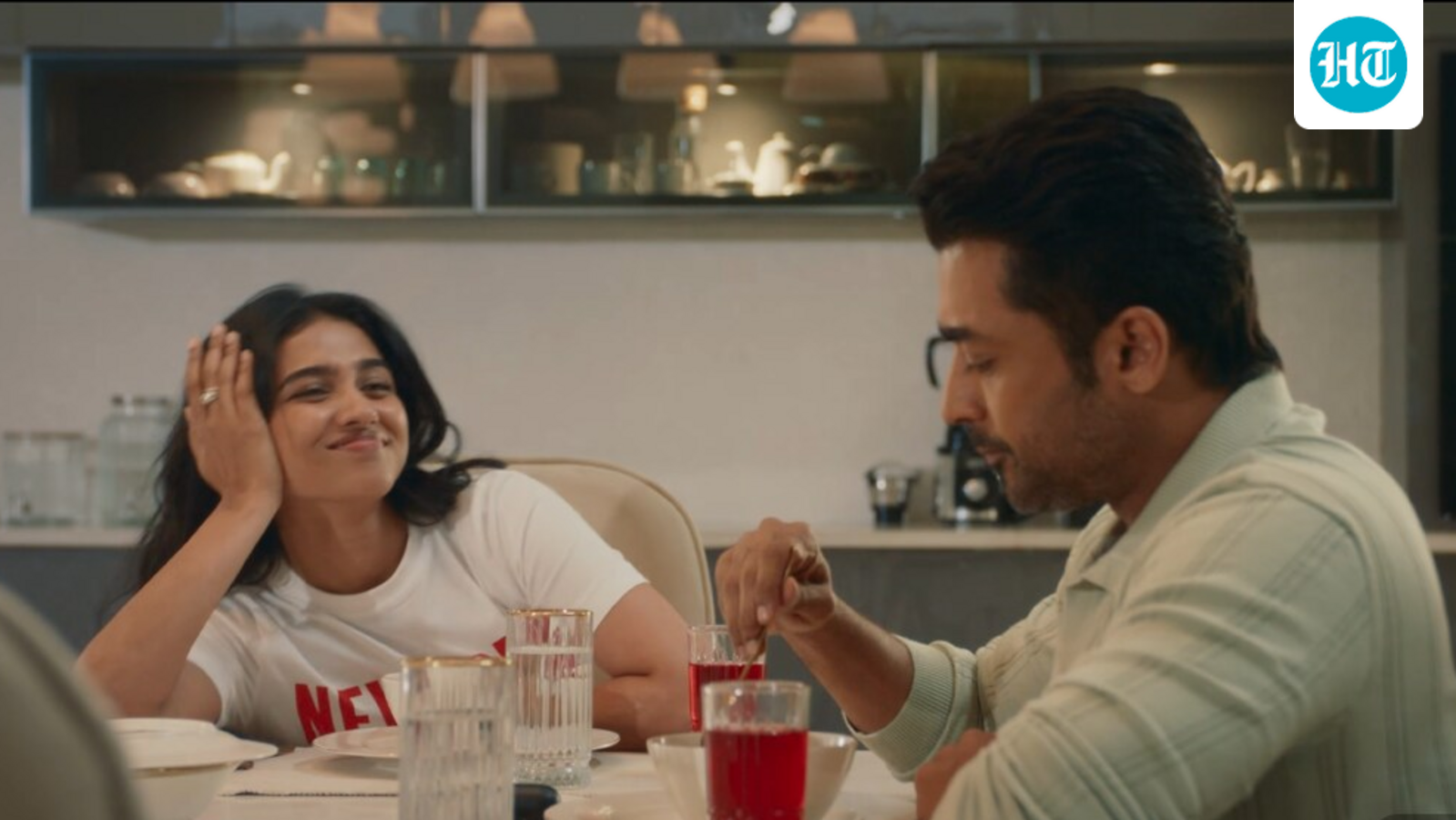 Vishwanath and Sons: Mamitha Baiju falls head over heels in love with Suriya in Venky Atluri’s family entertainer. Watch
