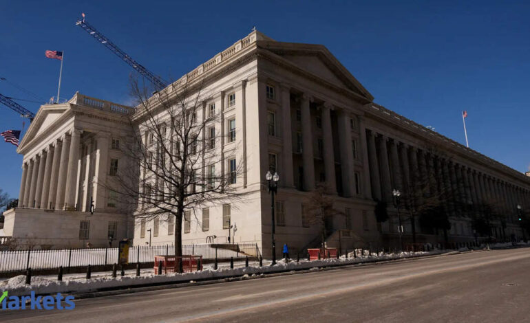 US Treasury bond yields ease from highs after data as Iran war escalation fans inflation concerns