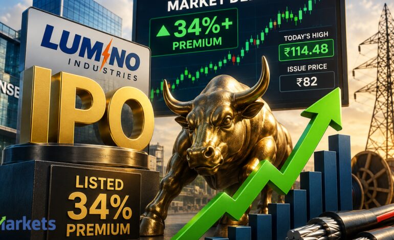 Lumino Industries shares soar 40% from IPO price after strong market debut. Should you buy or wait?