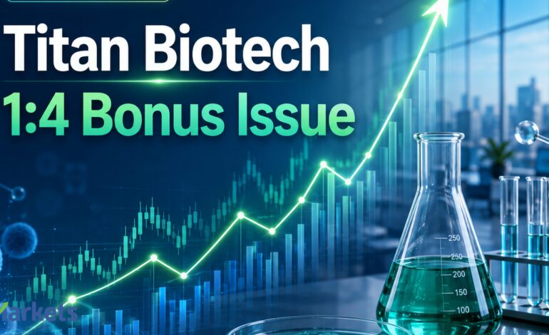 Bonus issue alert! Multibagger Titan Biotech announces its maiden 1:4 bonus issue