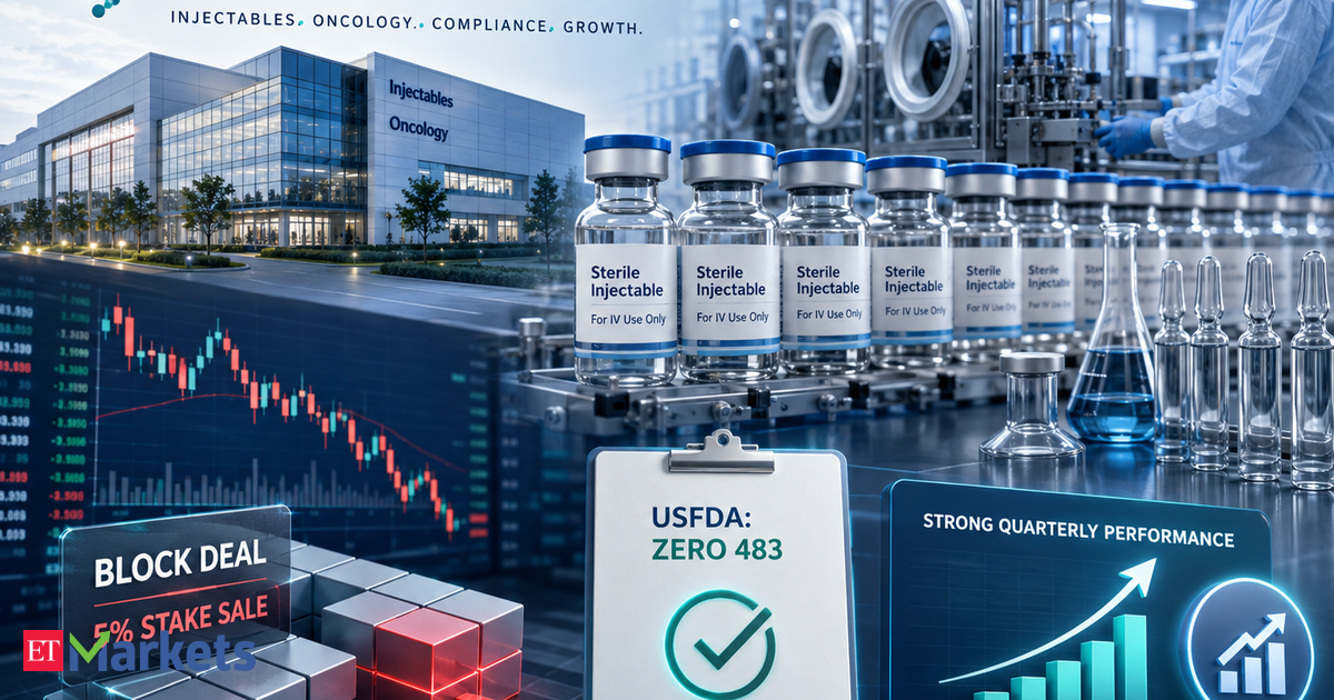 Block deal alert! Gland Pharma shares in focus as promoter Fosun to sell 5% stake for Rs 2,279 crore