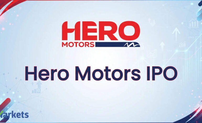 Prashant Jain’s 3P India among anchors as Hero Motors raises Rs 300 crore ahead of IPO