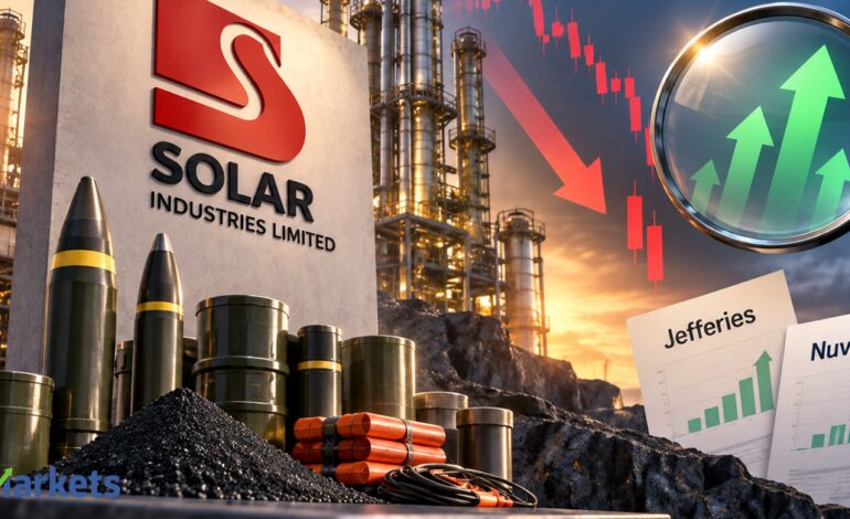 Solar Industries shares plunge 17% in 2 days. Why Jefferies, Nuvama still see up to 46% upside