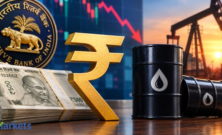 Rupee snaps losing streak on RBI support, oil retreat