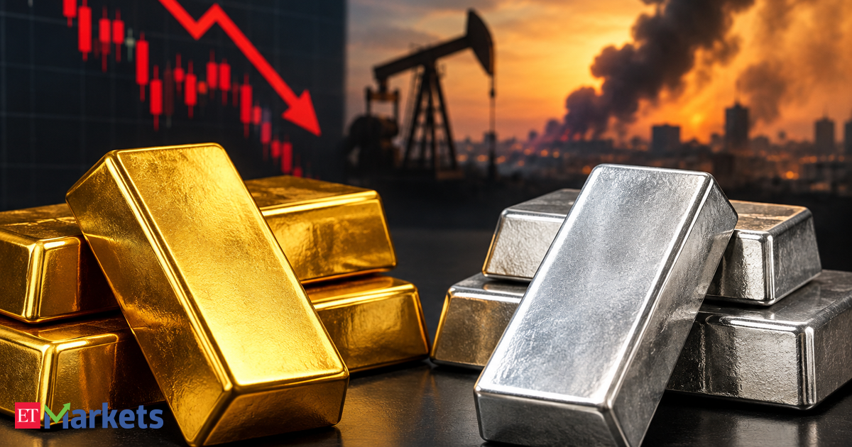 Gold prices fall Rs 1,331/10 gram, silver dips Rs 1,600/kg as Mideast tensions outweigh oil fall: Key levels to track