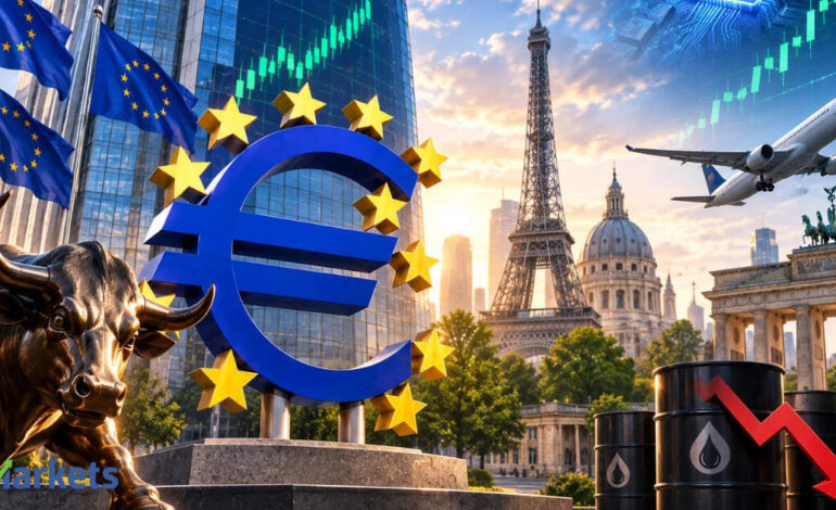 Global Market: European shares rise as oil slide boosts risk appetite