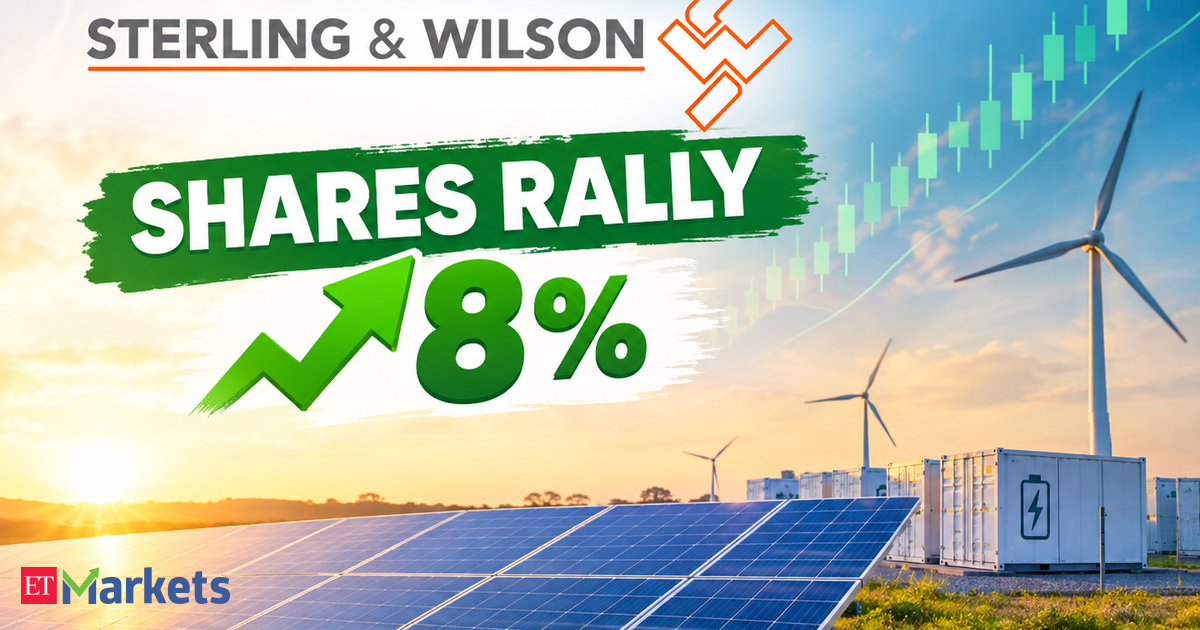Sterling and Wilson Renewable Energy shares rally 8% after securing Rs 985 crore domestic and global orders