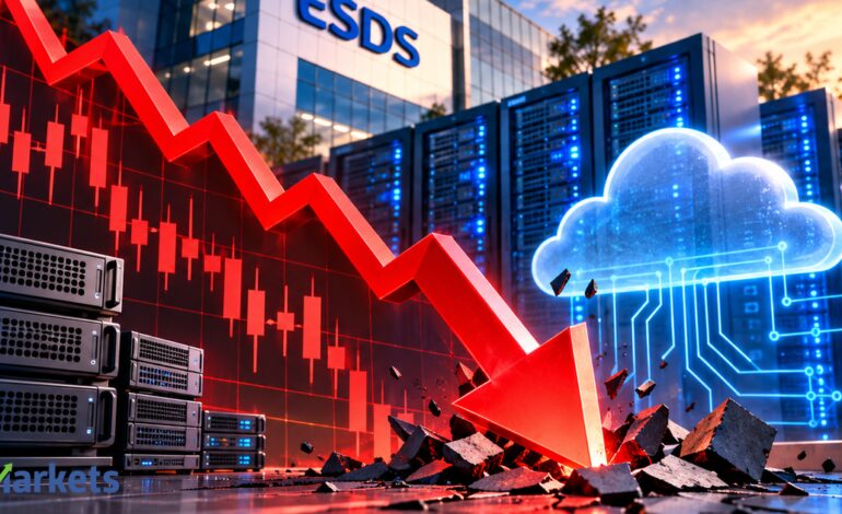 IPO multibagger ESDS shares hit 5% lower circuit as Q1 net profit more than halves. Time to sell?