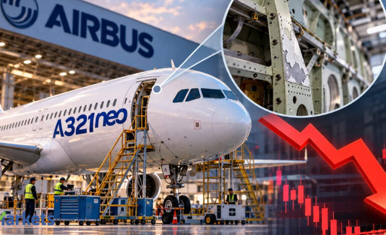 Global Market: Airbus shares fall after quality flaw found in hundreds of A321neo jets