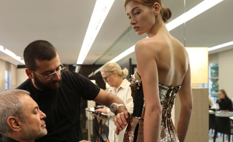 Exclusive: Elie Saab brings his dark romance to H&M—and predicts a 30-minute sell-out