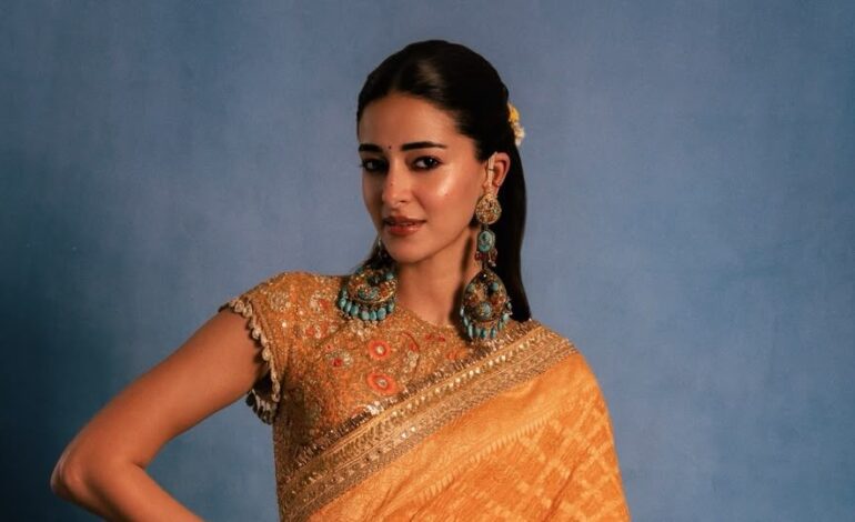 Ananya Panday’s latest gharchola-inspired bandhani sari highlights the 5,000-year-old craft