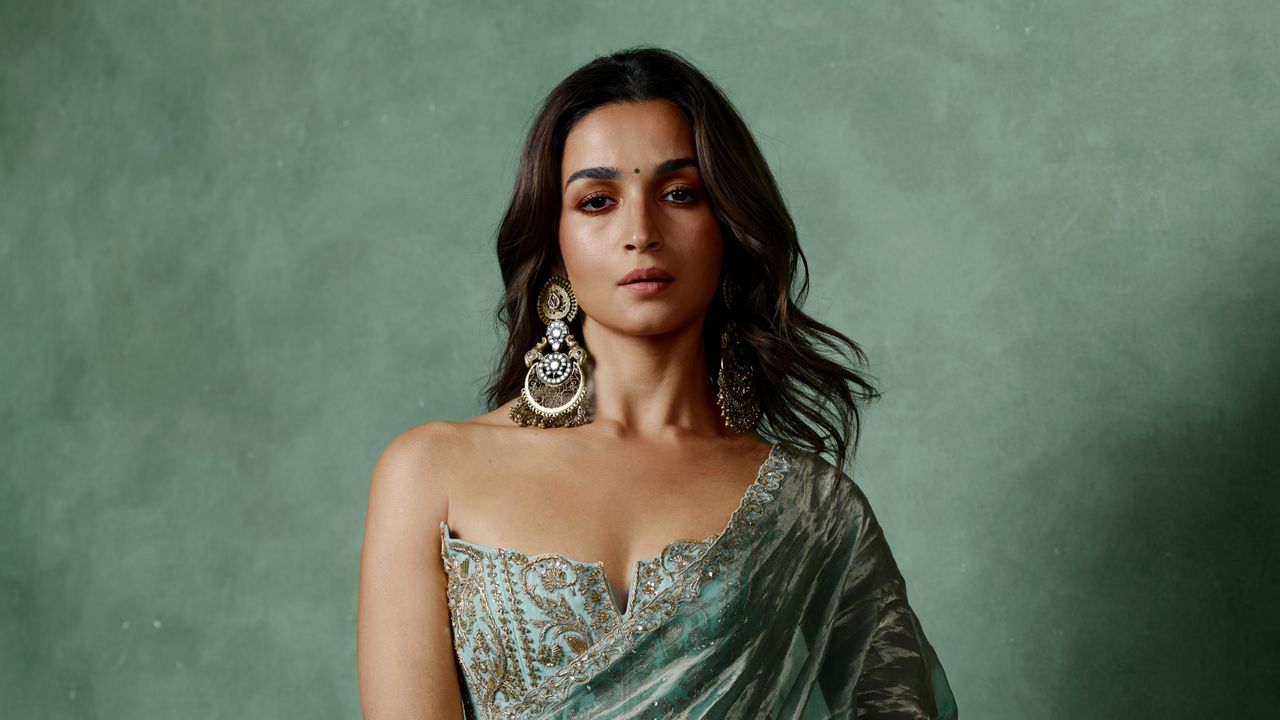 Alia Bhatt made a case for a modern sari with a strapless corset blouse