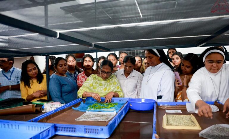 From cocoon to campus couture: How students of Thrissur Vimala College have woven a silk dream