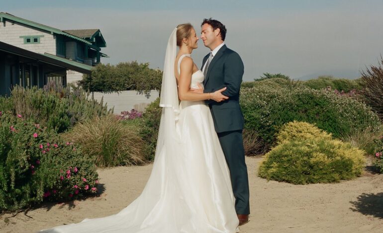 The Bride Mirrored Her Mother’s Wedding Day Looks at Her Backyard Wedding in Santa Barbara